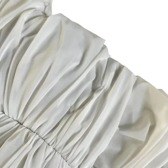 Christopher Esber Venusa Tee Dress in White - Picture 12 of 13